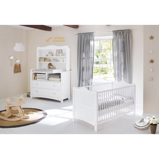 Babykamer Florentina extra breed – 3-delig met plankunit