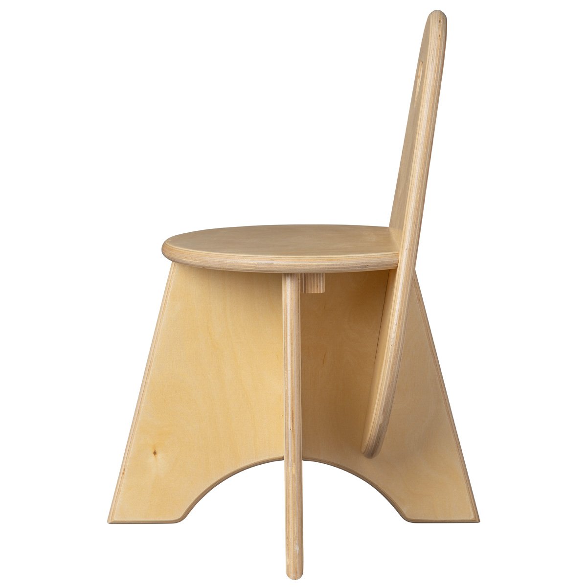 Van Dijk Toys houten kinderstoel Apollo Peuter - Naturel (Kinderopvang kwaliteit)