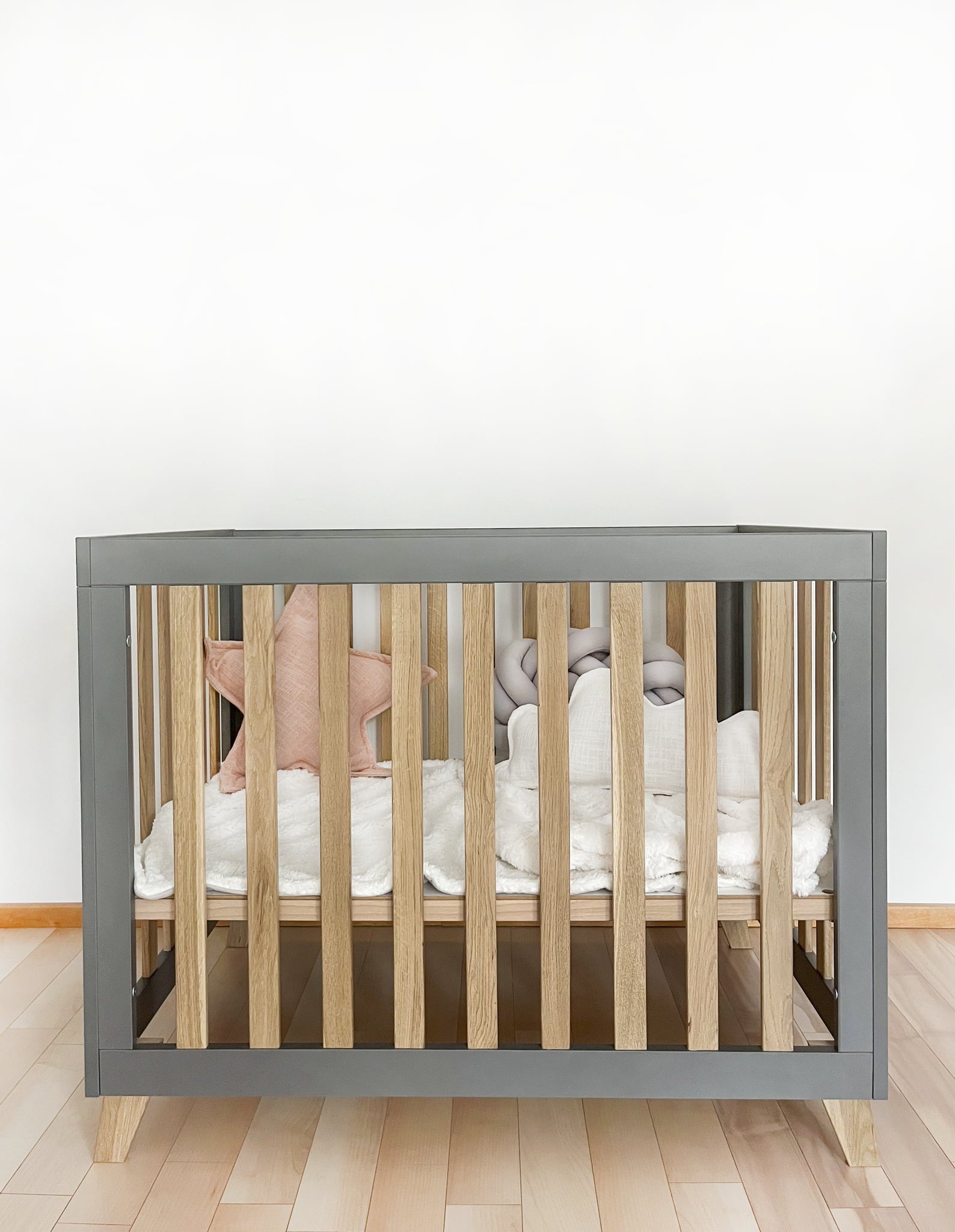 ATB OAK parc bébé – gris/chêne – vue supplémentaire 2