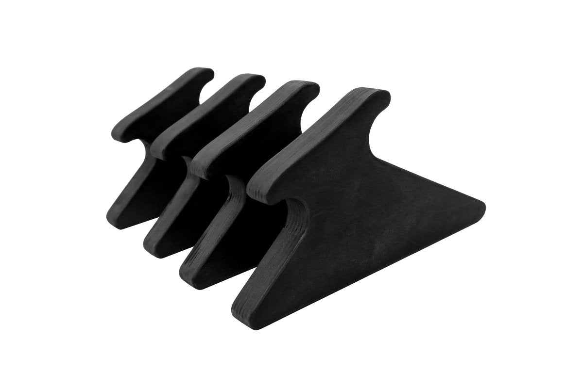 set van vier wedges voor de FitWood rocker