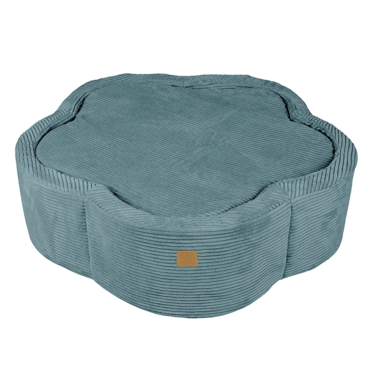 MeowBaby Aesthetic bloemvormige ballenbak in turquoise