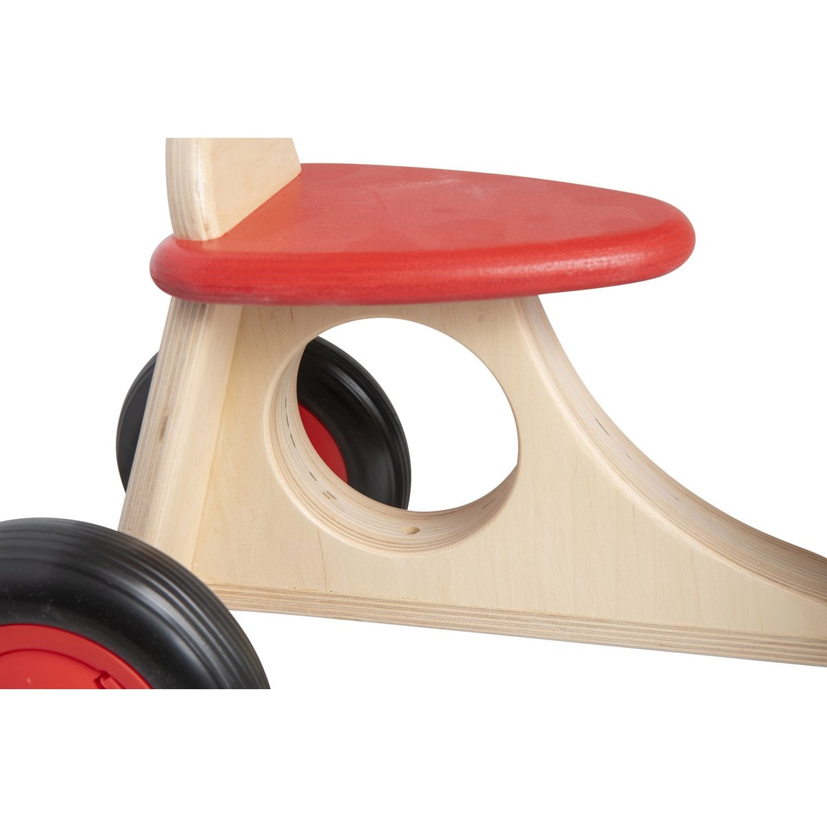 Van Dijk Toys houten loopbakfiets — rood-