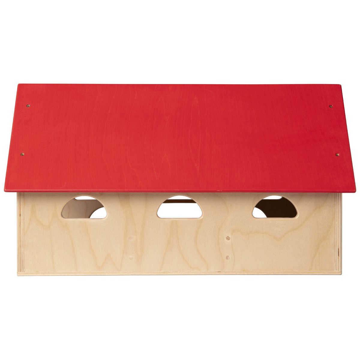 Van Dijk Toys houten speelgoed Boerderij - naturel rood (Kinderopvang kwaliteit)