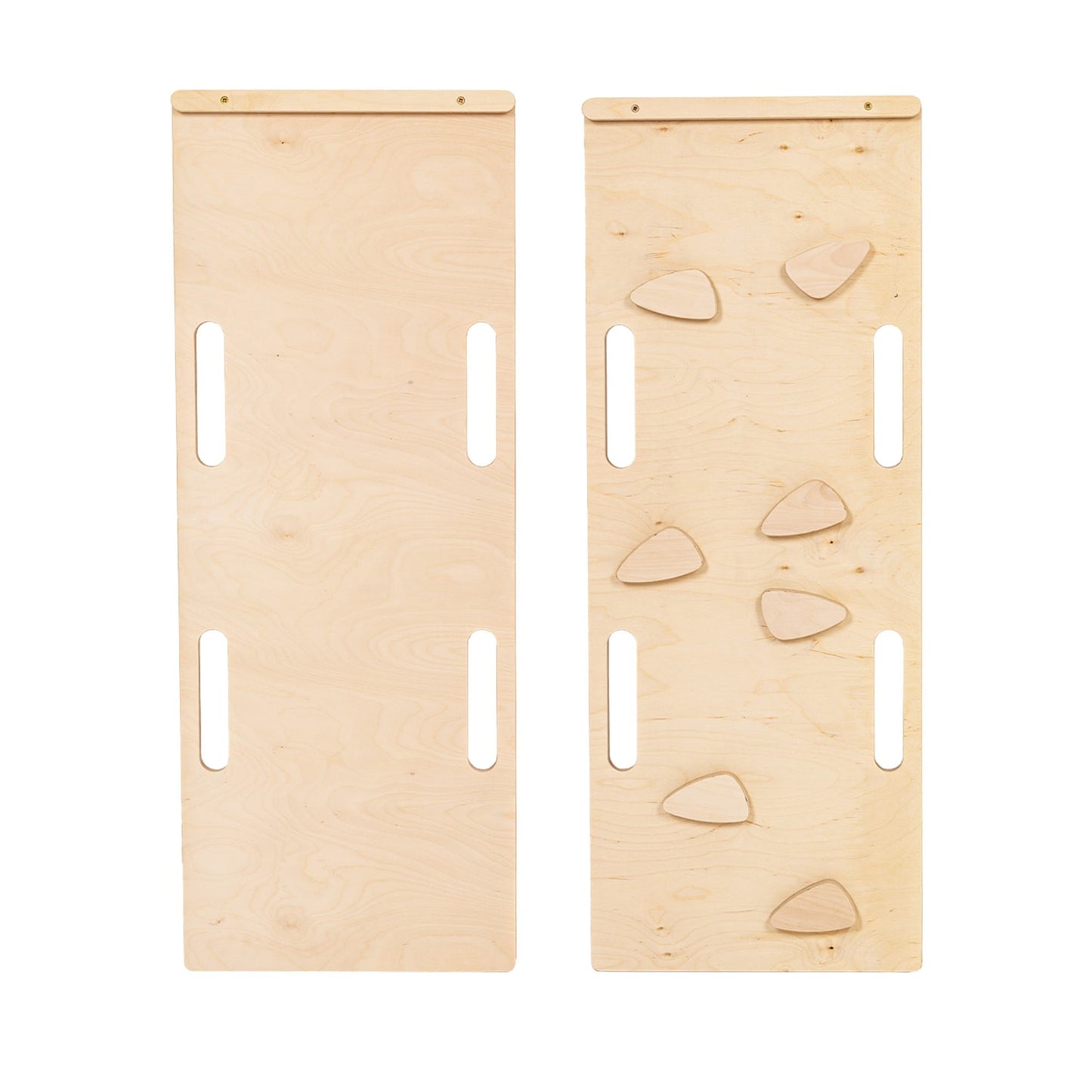 houten wipschommel naturel met glijbaan en ladder voor peuters en kleuters
