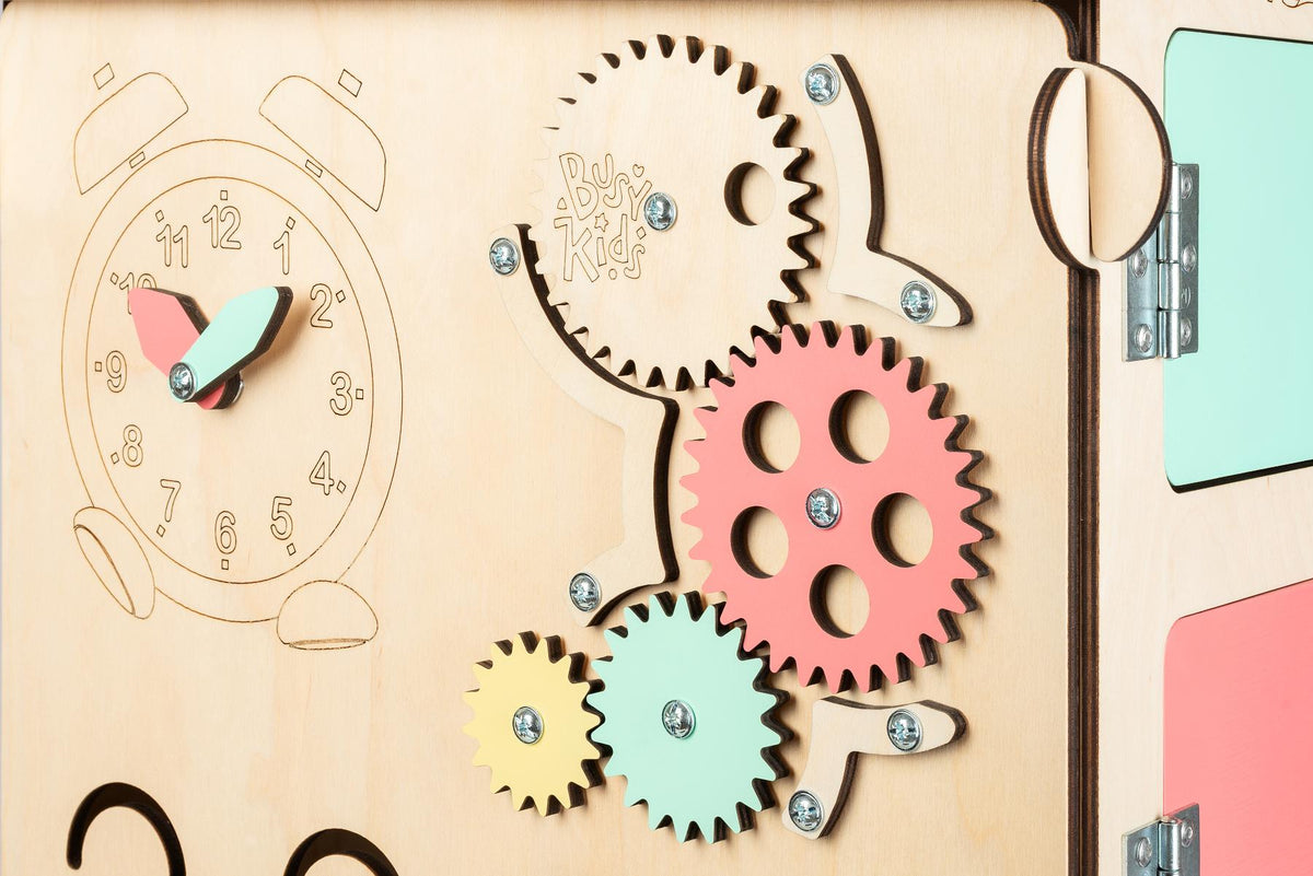 Maison de jeu BusyKids Busy Board – naturel