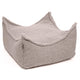 MeowBaby Bearly teddystof vierkante zitzak — Light grey