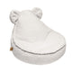 MeowBaby Bearly teddystof kinderzitzak met oortjes — Cream