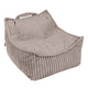MeowBaby Churros grove ribstof kinderzitzak — Pebble Beige