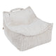 MeowBaby Churros grove ribstof kinderzitzak — Cotton Candy White