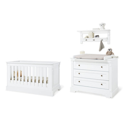 Babykamer Emilia breed – 3-delige set met wandplank