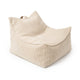 MeowBaby Slimcord fijne ribstof kinderzitzak — Beige