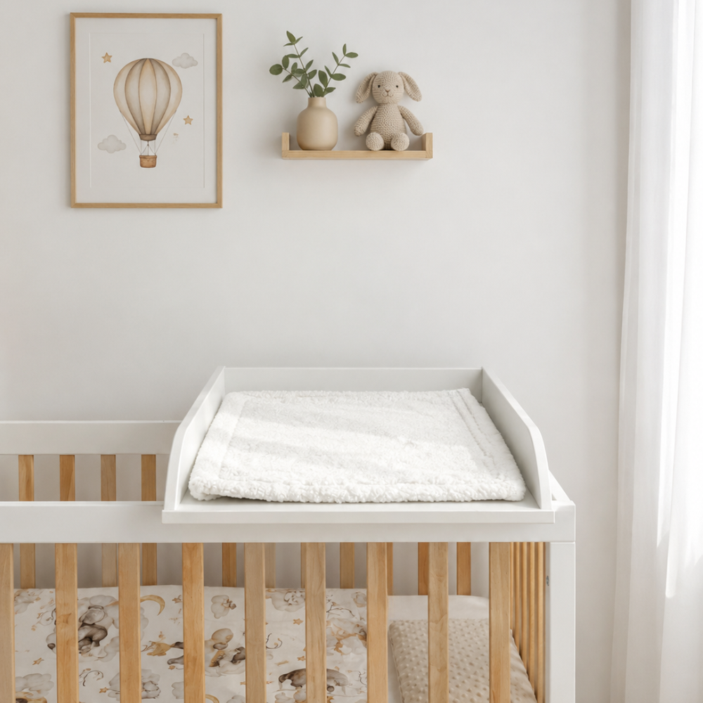 ATB plan à langer pour lit bébé – blanc – vue supplémentaire 4