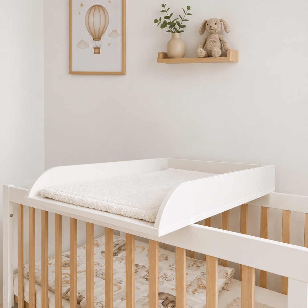 ATB plan à langer pour lit bébé – blanc – vue supplémentaire 5