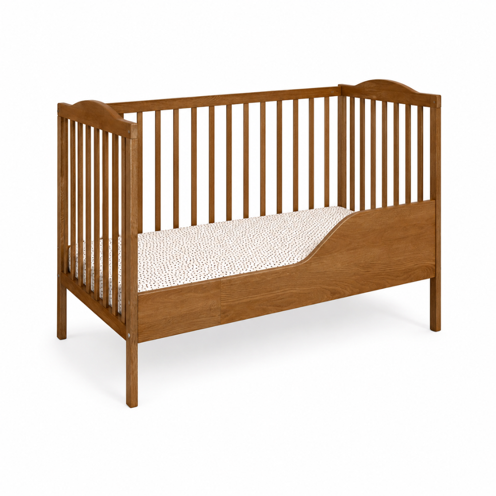 ATB NUBI lit bébé 120 × 60 cm convertible en banquette – naturel – vue supplémentaire 3