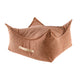 MeowBaby Slimcord fijne ribstof vierkante zitzak — Brick