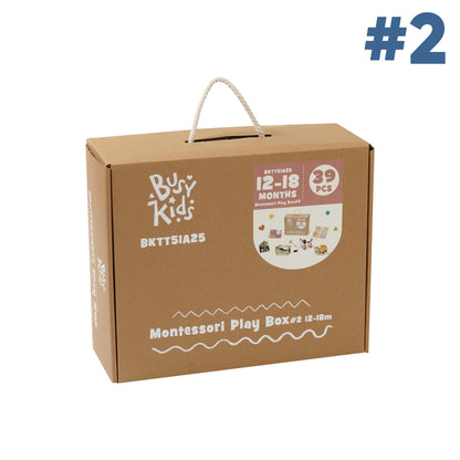 montessori box voor kinderen van 12 tot 18 maanden