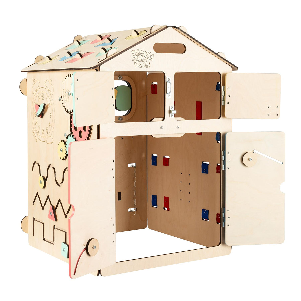 Maison de jeu BusyKids Busy Board – naturel