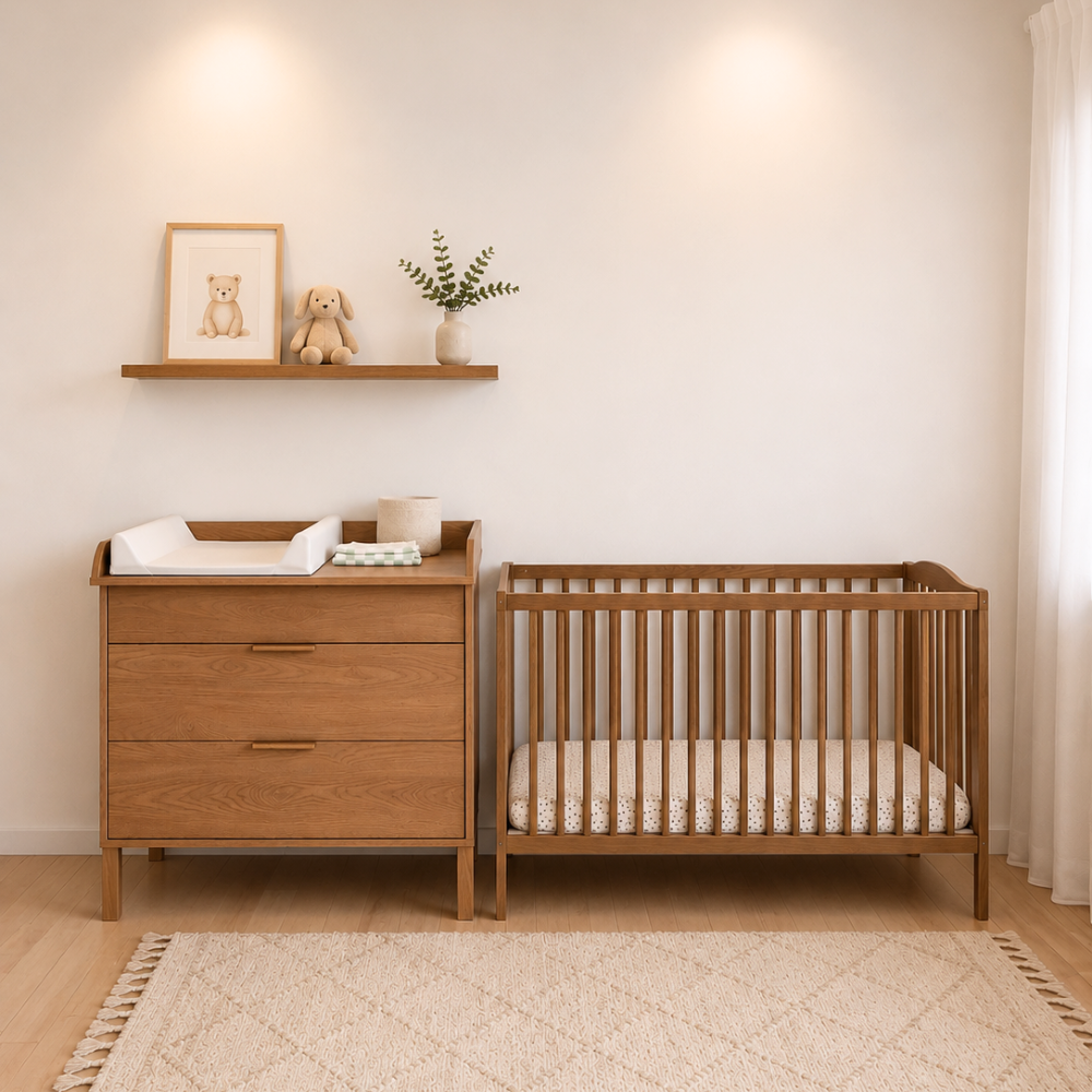 ATB NUBI lit bébé 120 × 60 cm convertible en banquette – naturel – vue supplémentaire 4