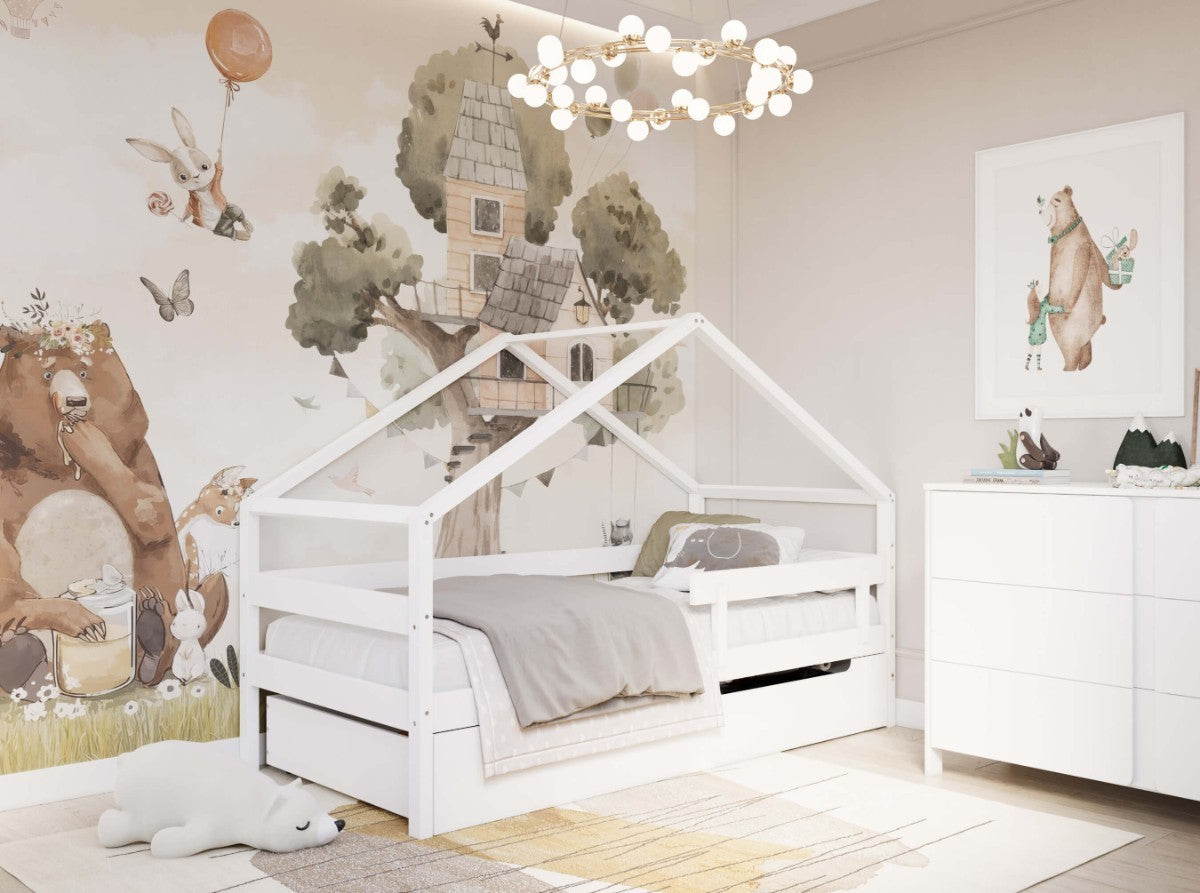 Lit cabane YappyHytte - 200x90 cm – photo supplémentaire, coloris blanc