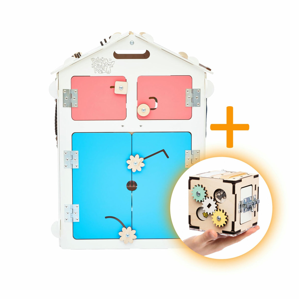 BusyKids speelhuisje wit met activity cube