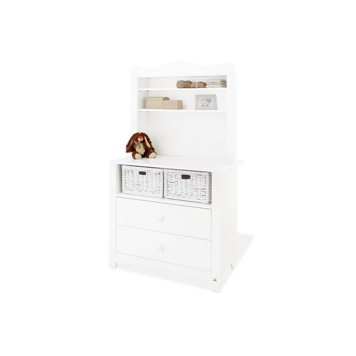 Commode Florentina breed met plankunit – 2-delig