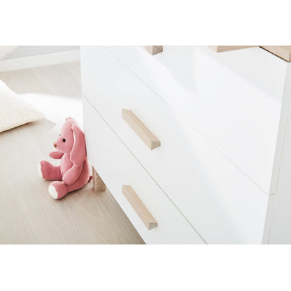 Babykamer Lumi breed – 3-delig met grote kledingkast