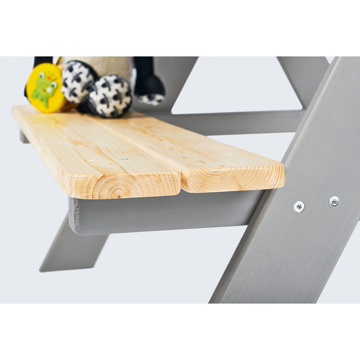 Kinderpicknicktafel Nicki für 4, grijs