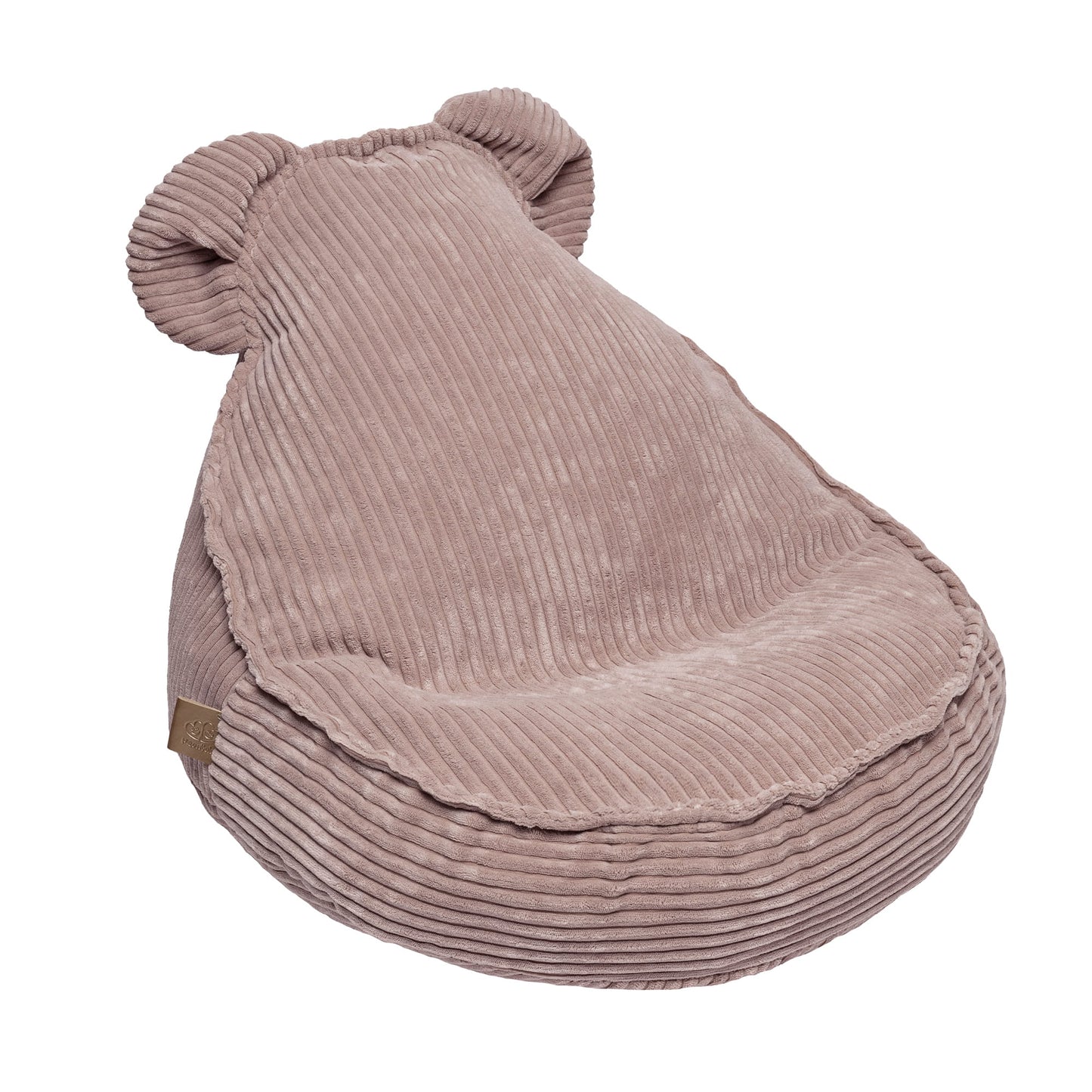 kinderzitzak van teddystof in roze voor peuters en kleuters van 1 tot 4 jaar