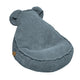 MeowBaby Aesthetic ribfluweel kinderzitzak met oortjes — Turquoise