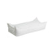 MeowBaby Boucle rechthoekige zitzak — White