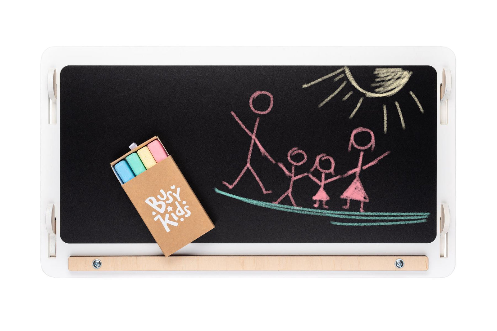 Maison de jeu BusyKids Busy Board – blanc/pastel, édition limitée