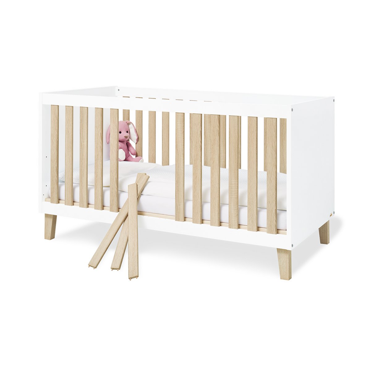 Babykamer Lumi breed – 3-delig met grote kledingkast