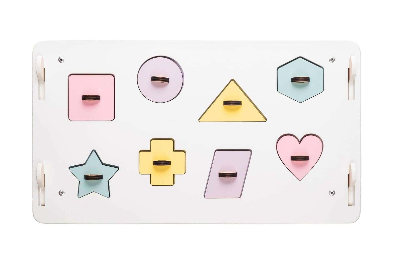 Maison de jeu BusyKids Busy Board – blanc/pastel, édition limitée