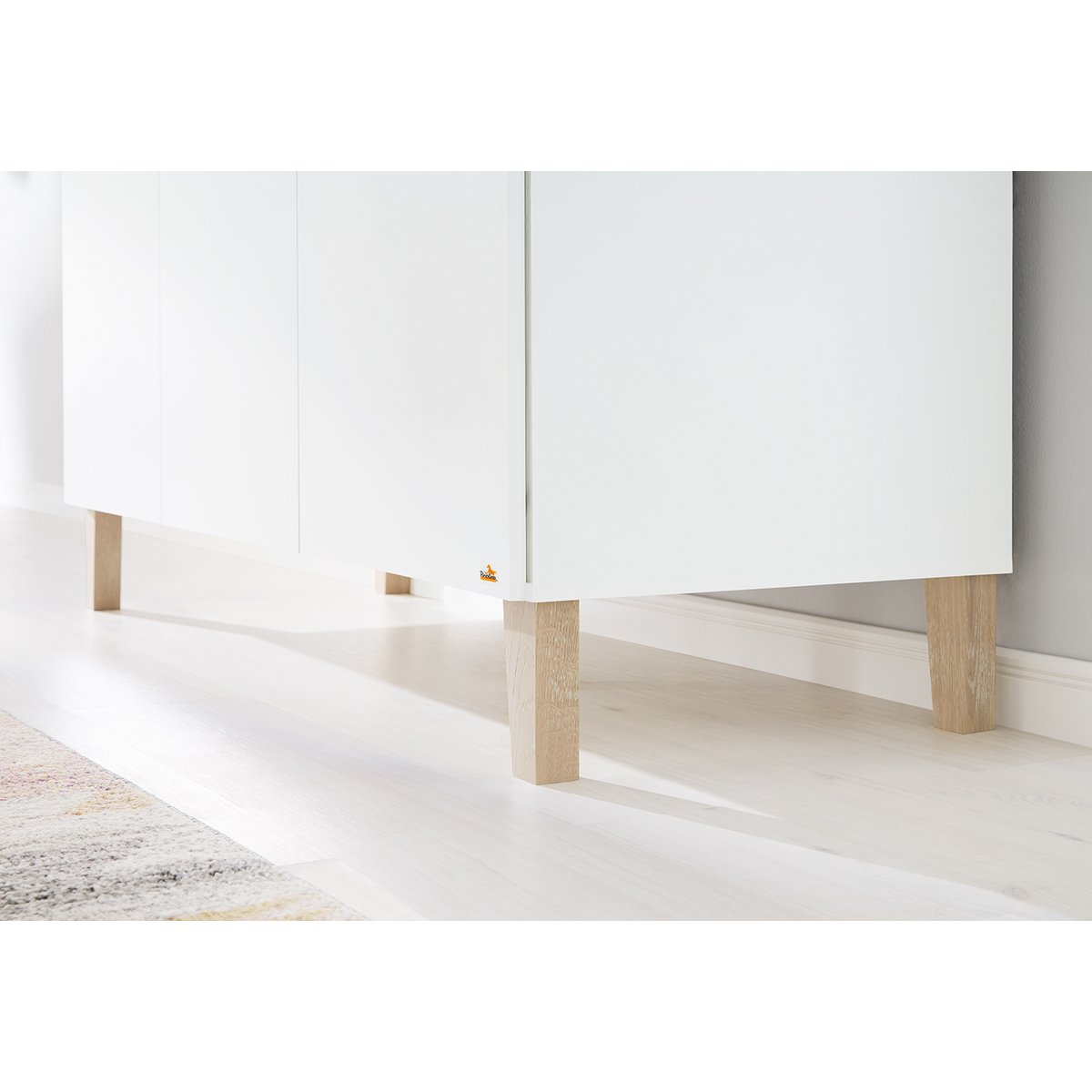 Babykamer Lumi breed – 3-delig met grote kledingkast
