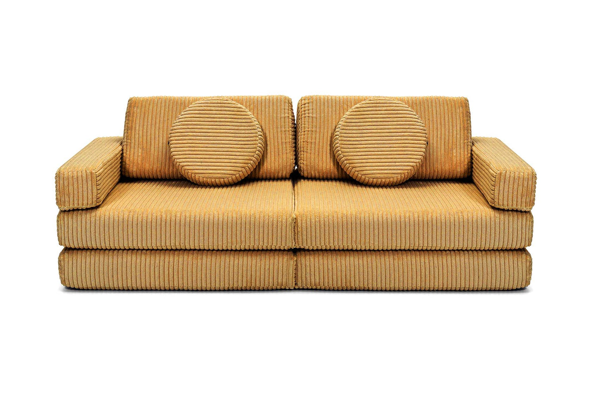 Shappy Speelbank Pure Corduroy Mini 120 cm in Honey