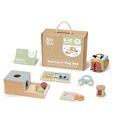 montessori box voor kinderen van 6 tot 12 maanden