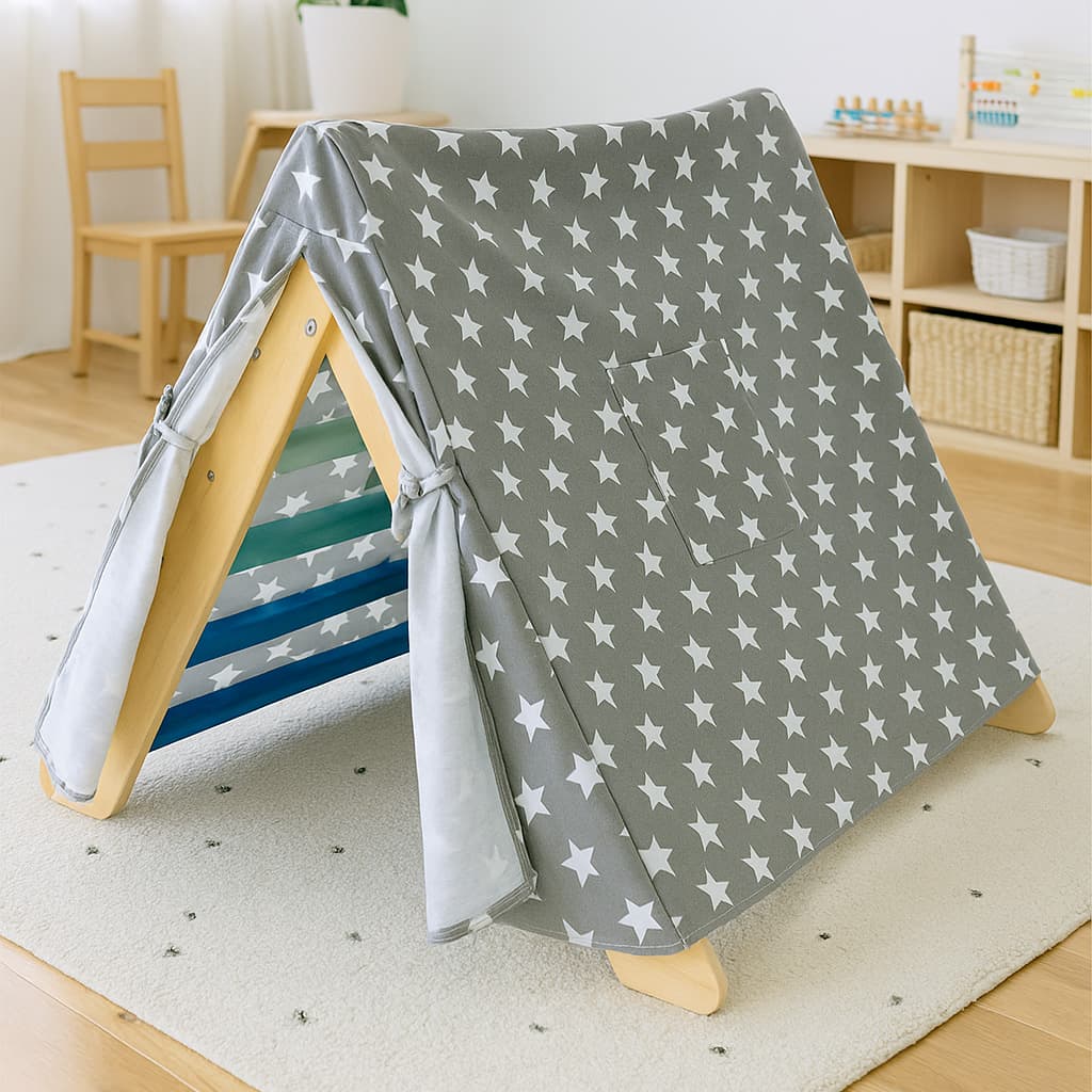 tentdoek voor Pikler klimdriehoek voor fantasierijk spelen