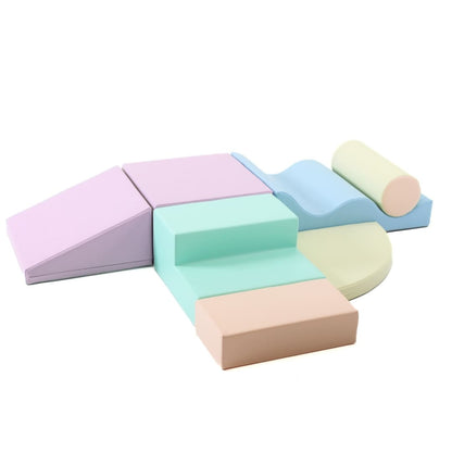soft play set met zachte bouwblokken voor baby's peuters en kleuters