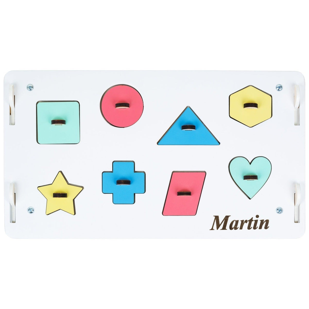 Maisonnette sensorielle BusyKids Busy Board – blanc