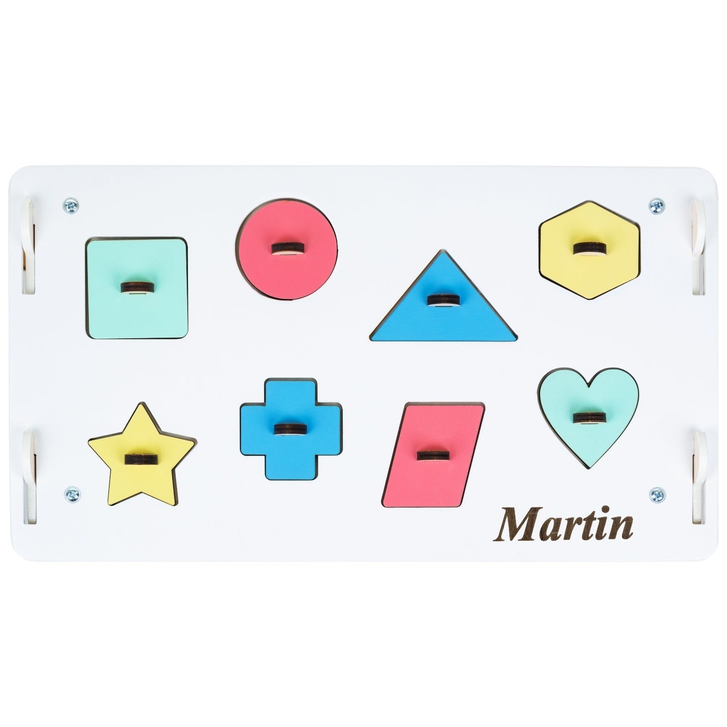 Maisonnette sensorielle BusyKids Busy Board – blanc