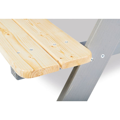 Kinderpicknicktafel Nicki für 4, grijs