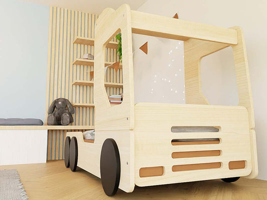 Autobed Trucky - vrachtwagen kinderbed - 
