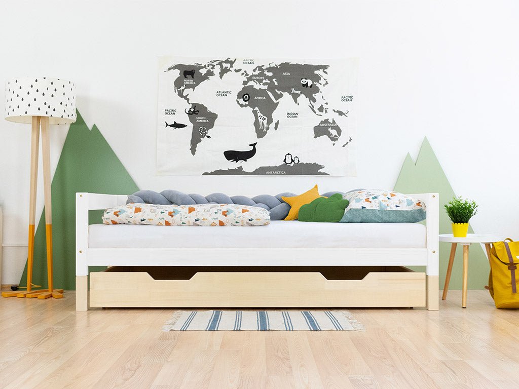 bedlade op wieltjes voor een kinderbed