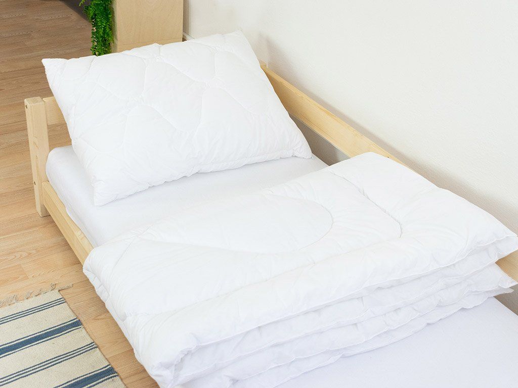 Parure couette et oreiller Benlemi Premium en fibres creuses