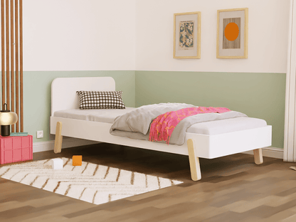 Kinderbed Nova - 90x200 - rechthoekig hoofdbord - 