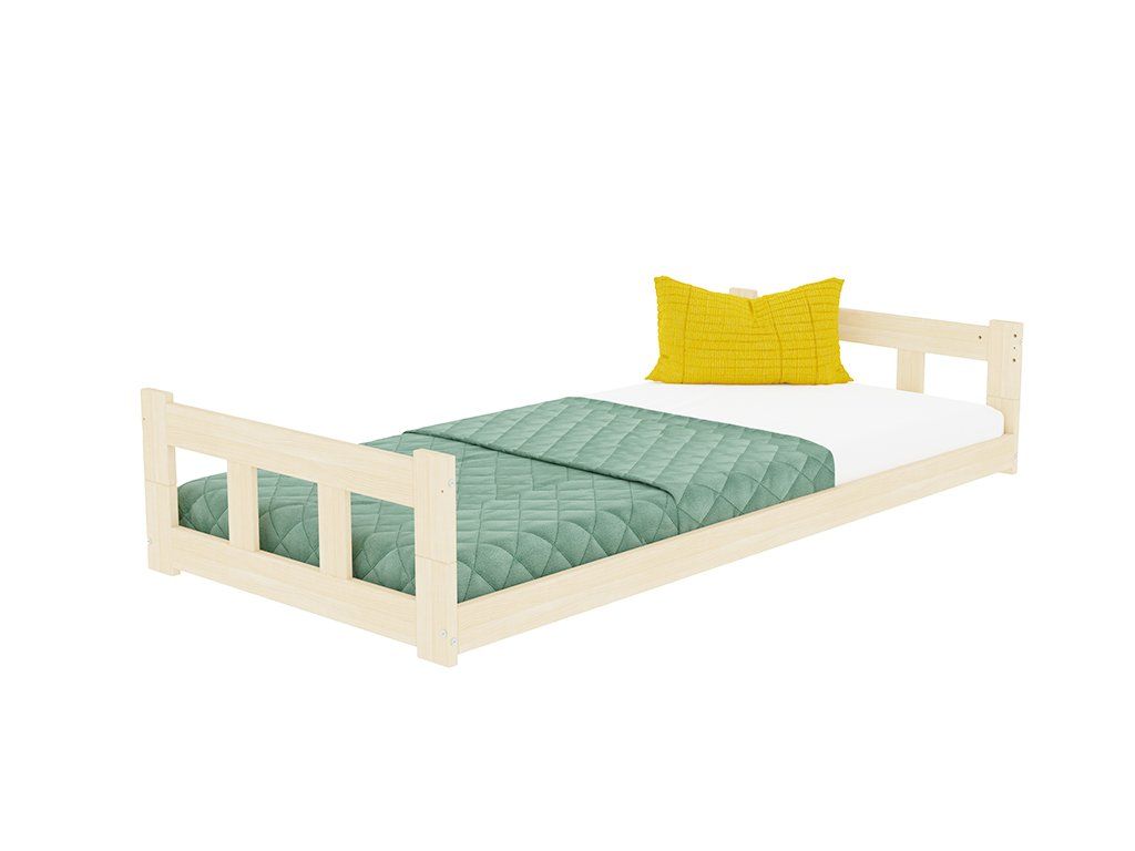 Afmetingen Benlemi FENCE laag kinderbed met hoofdborden