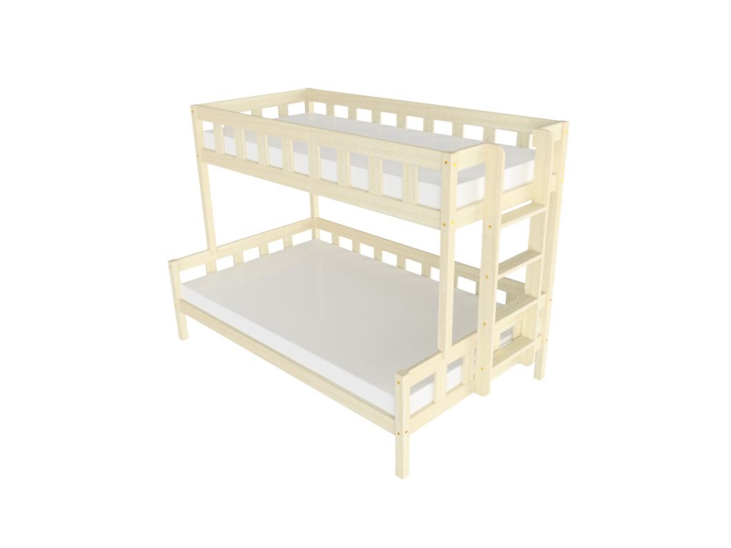 Benlemi Stapelbed PLOTTY — 90×200 / 120×200 met zijladder productfoto