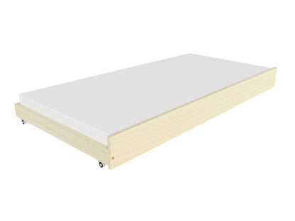 Benlemi SLEEP uitschuifbed logeerbed op wieltjes onder kinderbed