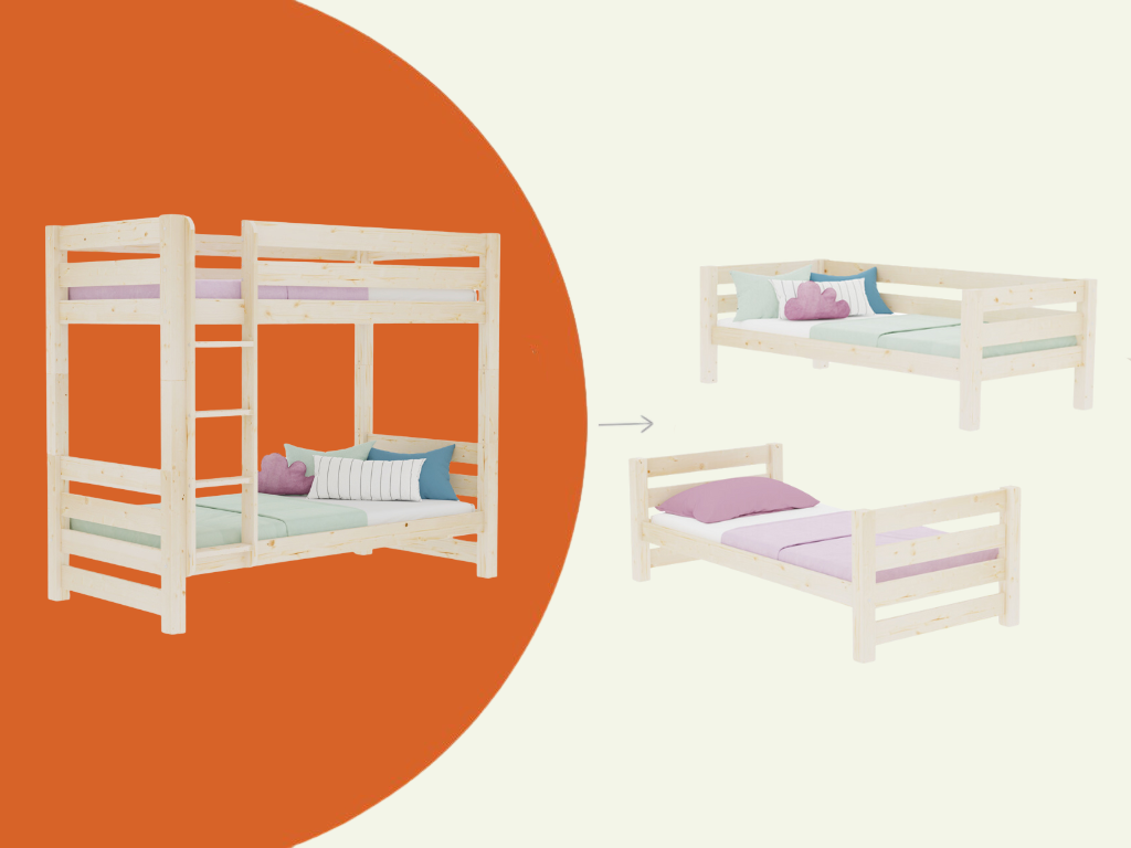 Stapelbed ATLAS sfeerbeeld kinderkamer