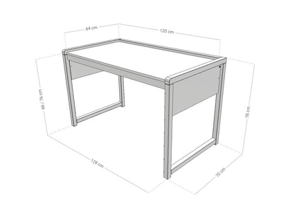 STOLLY meegroeibureau in kinderkamer twee bladhoogtes